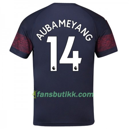 Fotballdrakt Arsenal Aubameyang 14 Bortetrøye 2018-2019 Kortermet